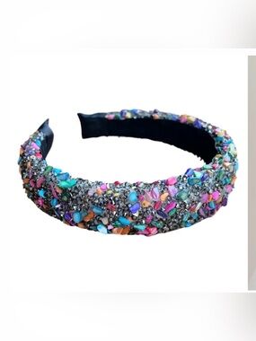 Headbands of Hope “All That Glitters” Headband - Multi + Gunmetal